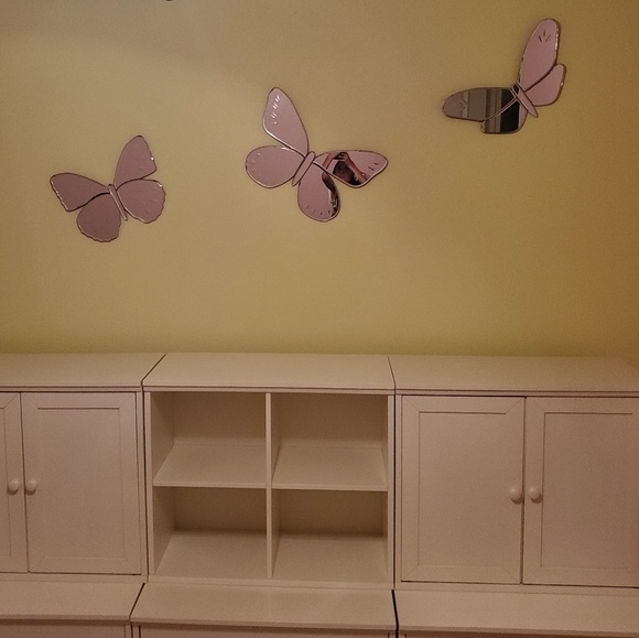 Pottery Barn Kids Wall Art Butterfly Mirror Poshmark